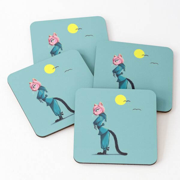 Item preview, Ninja cat designed and sold by nadine-colin.