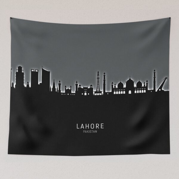 Item preview, Lahore Pakistan Skyline designed and sold by ArtPrints.