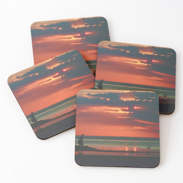 Item preview, Beach Split Sun Serenity Exploring Rock Pools designed and sold by Lois-jessop.