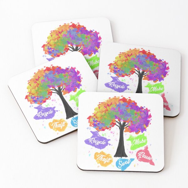 Item preview, Recycle Painterly Tree designed and sold by SimonWoodsArt.