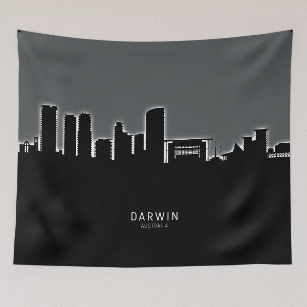 Item preview, Darwin Australia Skyline designed and sold by ArtPrints.