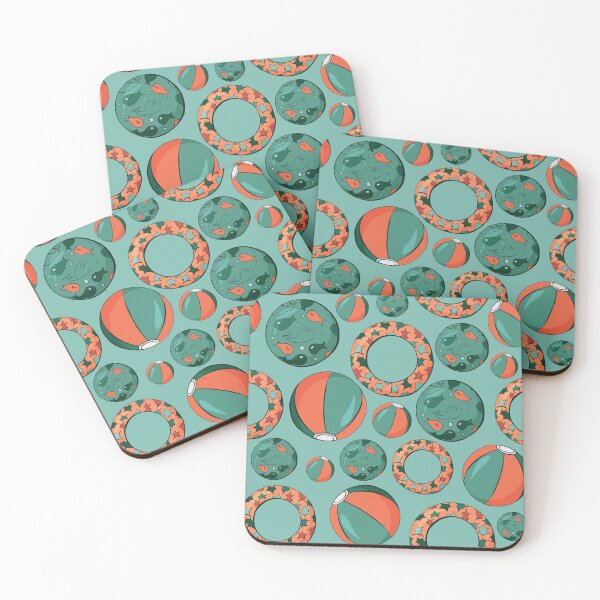 Item preview, Summertime collection. Seamless pattern with balls and swimming circle designed and sold by AstraDesign.