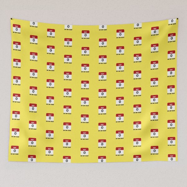 Item preview, Day 0 of My Diet Calendar designed and sold by merrythrone.