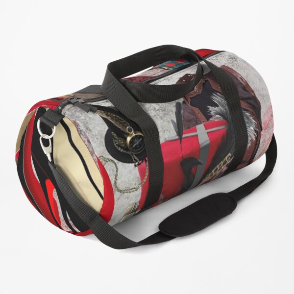 Do Not come between a girl and her Wardrobe Digital Collage Fashion Duffle Bag
