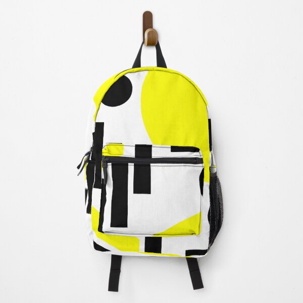 Item preview, Geometric Abstract Yellow Black Circle Triangle designed and sold by Nisha Prabhu.