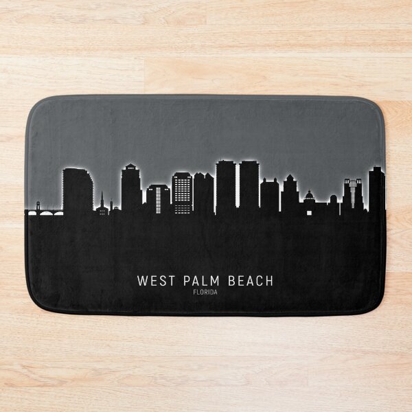 Item preview, West Palm Beach Florida Skyline designed and sold by ArtPrints.