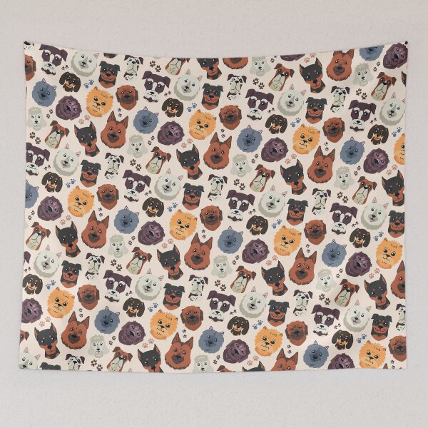 Item preview, Cute Cartoon Dog Owner pattern gift designed and sold by Patterntastic.