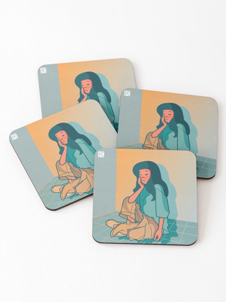 Thumbnail 1 of 5, Coasters (Set of 4), Undecided designed and sold by tintactoc.
