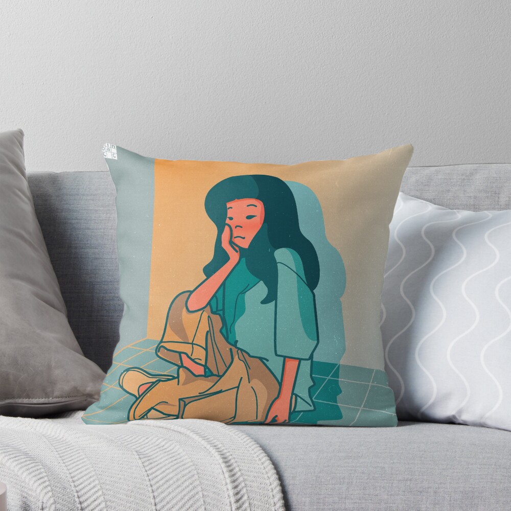 Item preview, Throw Pillow designed and sold by tintactoc.