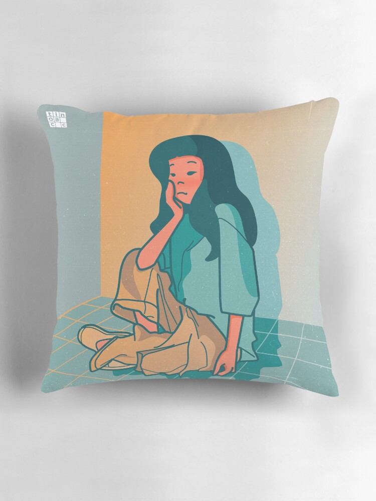 Thumbnail 3 of 4, Pillow, Undecided designed and sold by tintactoc.