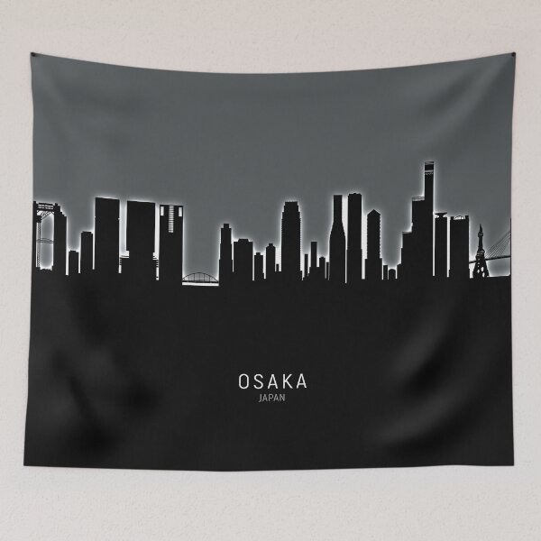 Item preview, Osaka Japan Skyline designed and sold by ArtPrints.