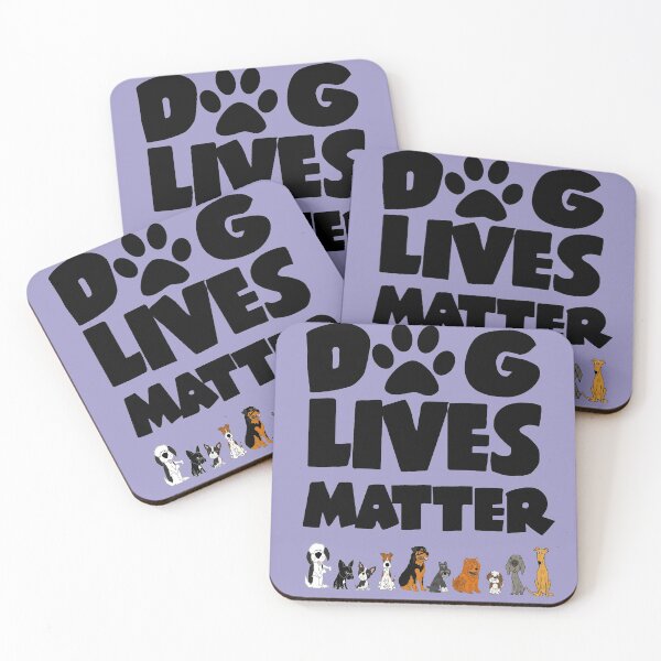 Item preview, Cool Dog Lives Matter Art designed and sold by Nature's Fancy.