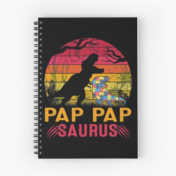 Item preview, Pap Pap Saurus Rex Autism Awareness Funny Dinosaur Gift designed and sold by mynotn.