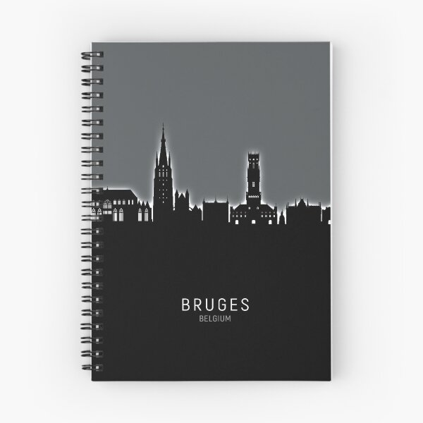 Item preview, Bruges Belgium Skyline designed and sold by ArtPrints.