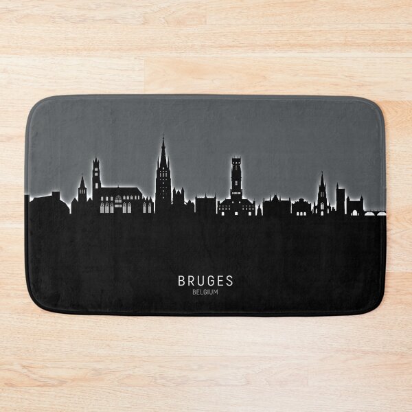 Item preview, Bruges Belgium Skyline designed and sold by ArtPrints.