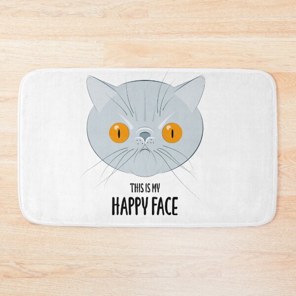 Item preview, This is my happy face - exotic cat designed and sold by Wonderingalice8.