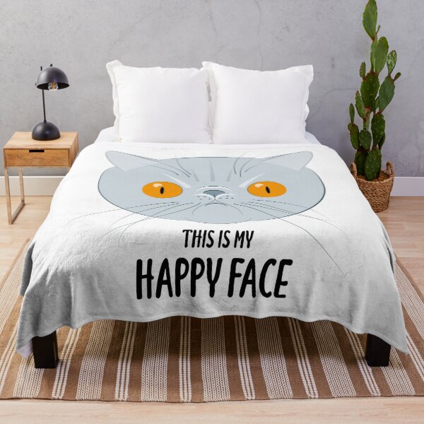 Item preview, This is my happy face - exotic cat designed and sold by Wonderingalice8.