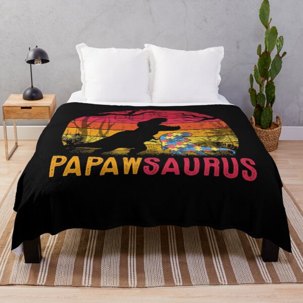 Item preview, Papaw Saurus Rex Autism Awareness Funny Dinosaur Gift designed and sold by mynotn.