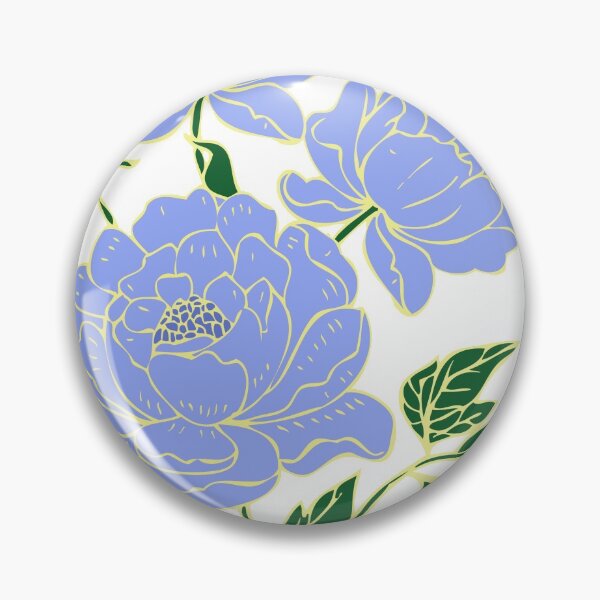 Item preview, Blue Peonies designed and sold by HeadRubble.