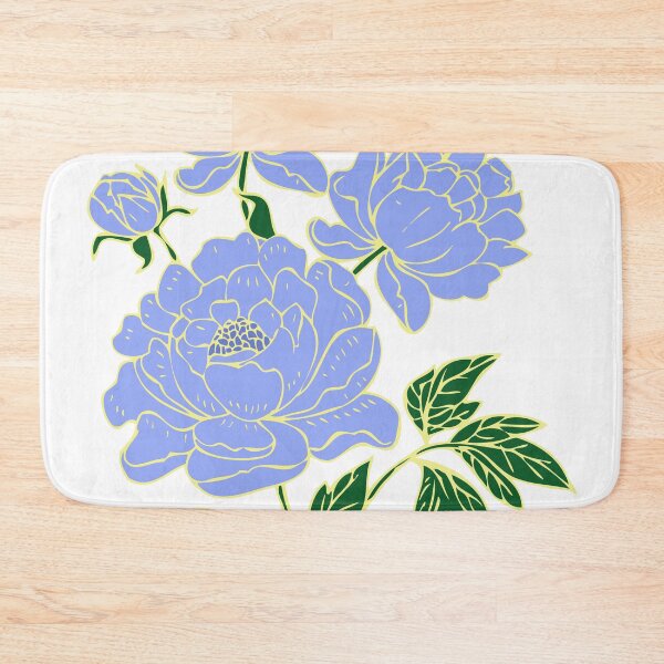 Item preview, Blue Peonies designed and sold by HeadRubble.