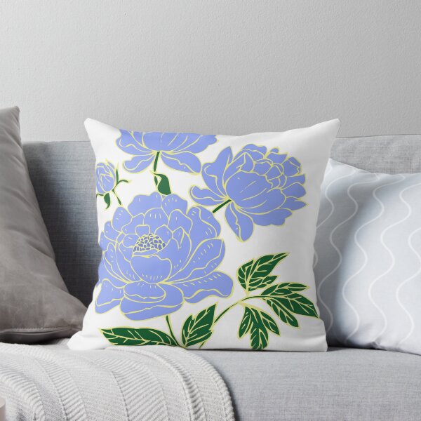Item preview, Blue Peonies designed and sold by HeadRubble.