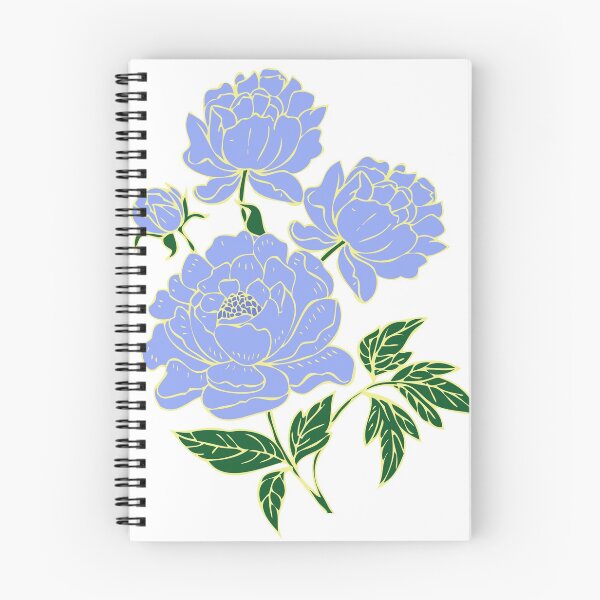 Item preview, Blue Peonies designed and sold by HeadRubble.