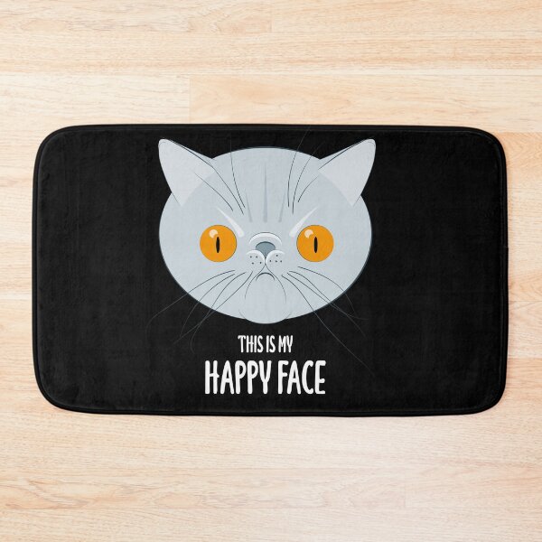 Item preview, This is my happy face - exotic cat designed and sold by Wonderingalice8.