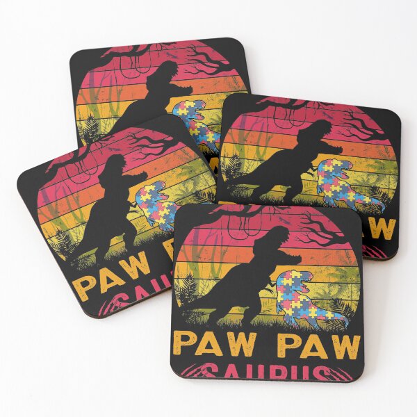 Item preview, Paw Paw Saurus Rex Autism Awareness Funny Dinosaur Gift designed and sold by mynotn.
