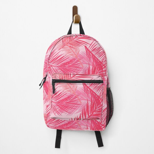 Item preview, Palm Leaf Print, Coral, Peach and Pastel Pink  designed and sold by Marymarice.