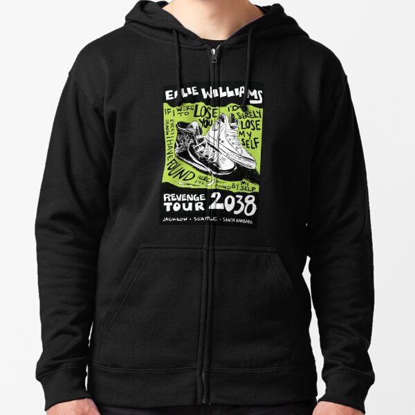 Ellie's Revenge Tour - Mock Band Poster Zipped Hoodie