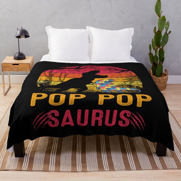 Item preview, Pop Pop Saurus Rex Autism Awareness Funny Dinosaur Gift designed and sold by mynotn.