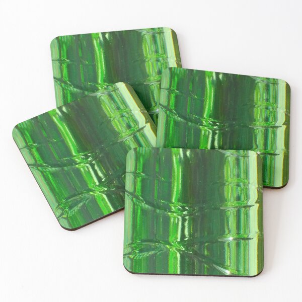 Item preview, Striped green and liquefied designed and sold by Hubiundhubi.