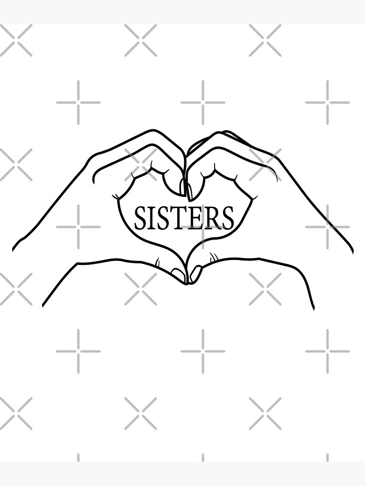 Buy Sisters Birthday Gift Personalized Sisters Print Sisters Illustration  With Names Gift Idea for Sisters Custom Sisters Drawing My Sister Gift  Online in India - Etsy