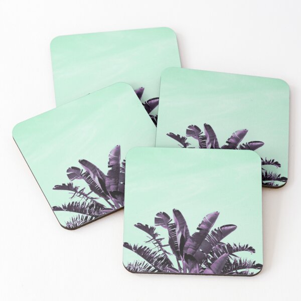 Item preview, Purple banana leaves, turquoise sky designed and sold by Anna Lemos.