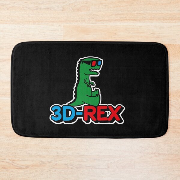 Item preview, 3D-Rex vintage funny T-Rex cartoon 3D glasses meme Vintage 3D-Rex cartoon funny T-Rex meme 3D glasses designed and sold by LaundryFactory.