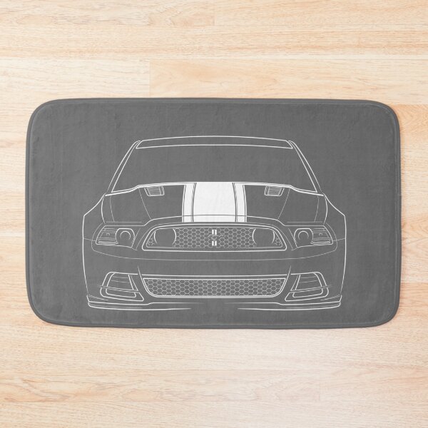 Item preview, 2013 Ford Mustang Boss 302 - front stencil, white designed and sold by mal-photography.