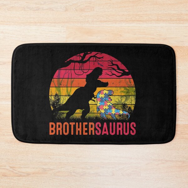 Item preview, Brother Saurus Rex Autism Awareness Funny Dinosaur Gift designed and sold by mynotn.