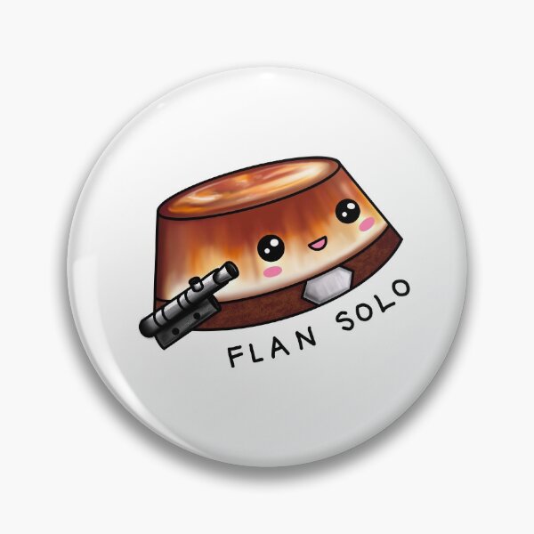 Item preview, Flan Solo designed and sold by LannaLlama.