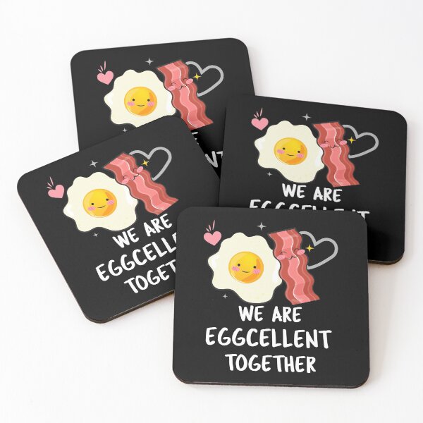 Item preview, Cute Tocino Kawaii Tocino y Egg "Somos eggcellent juntos" designed and sold by TamGustam.