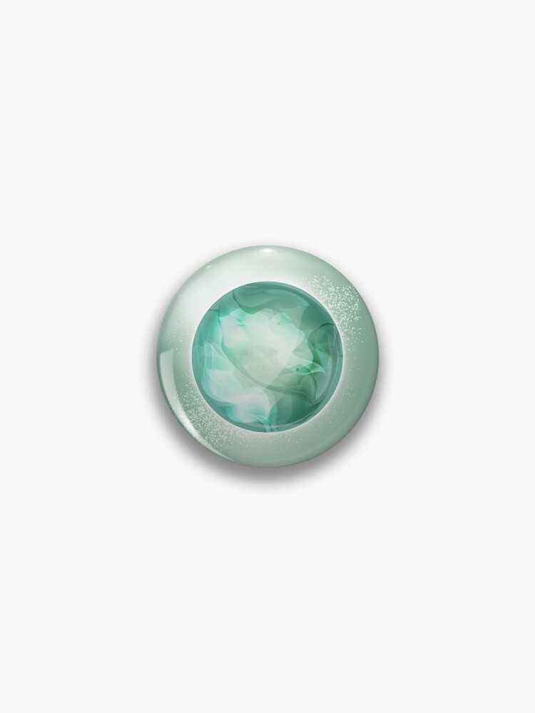 Ff7 White Holy Materia Pin For Sale By Zsdezigns Redbubble
