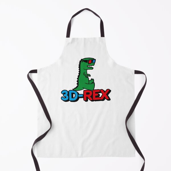 Item preview, 3D-Rex vintage funny T-Rex cartoon 3D glasses meme designed and sold by LaundryFactory.