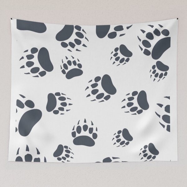 Item preview, Bear footprints large designed and sold by DIQDESIGN.