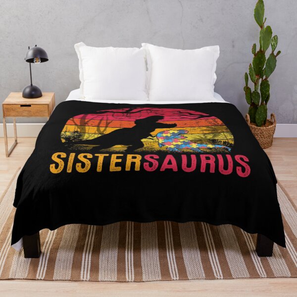 Item preview, Sister Saurus Rex Autism Awareness Funny Dinosaur Gift designed and sold by mynotn.