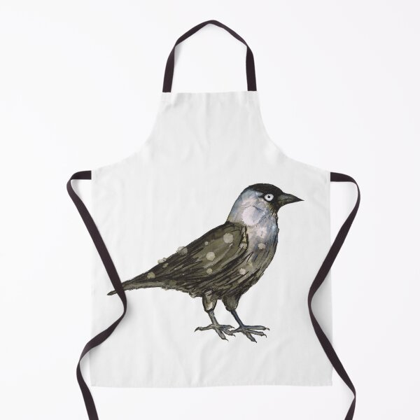 Item preview, Western jackdaw watercolor designed and sold by Bwiselizzy.