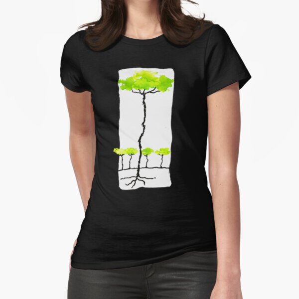 Trunky Trees Fitted T-Shirt