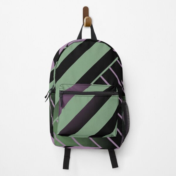 Item preview, Green and Pink Stripes on Black designed and sold by OneLook.