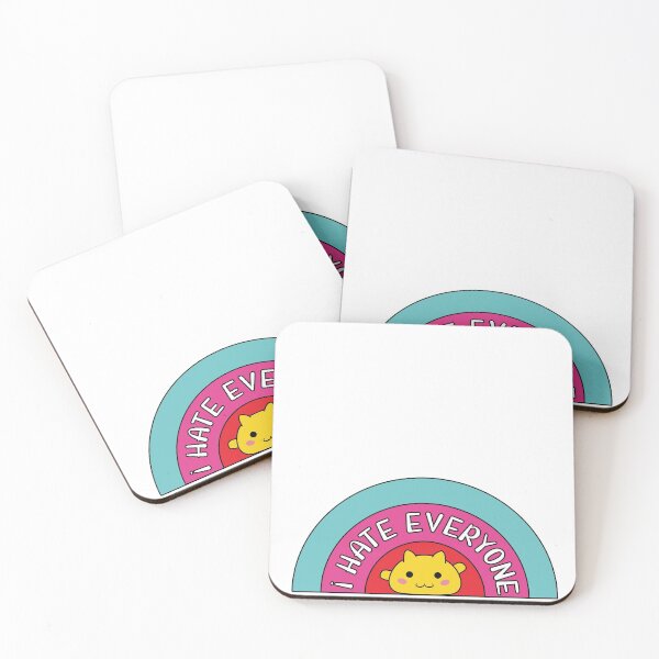 Item preview, I hate everyone - colorful cute design designed and sold by truffleivy.