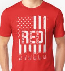 R.E.D. (Remember Everyone Deployed) Unisex T-Shirt