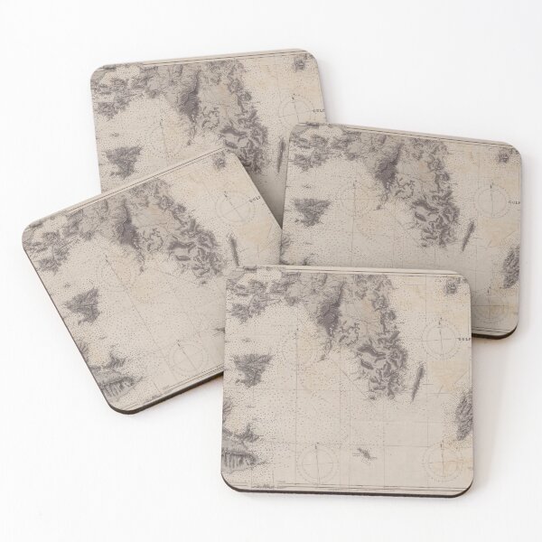 Item preview, Vintage Saronic and Petalioi Gulf Map (1892) designed and sold by BravuraMedia.
