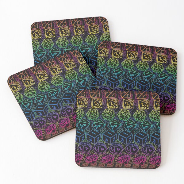 Item preview, Dice Pattern D20 Rainbow designed and sold by Regan Crowley.